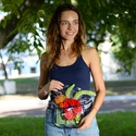 Квіти в сумці "Яскрава екзотика"