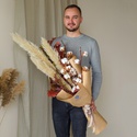Букет из хлопка "Дары осени"