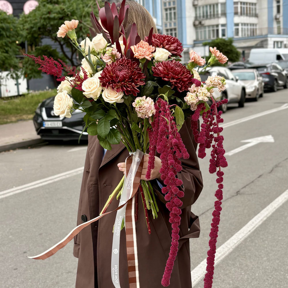 Букет "Яскрава романтика"
