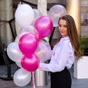 Охапка воздушных шаров "Розовые мечты"