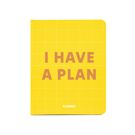 Мини-планер "I have a plan", желтый