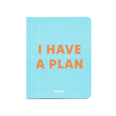 Планер "I have a plan", бирюзовый