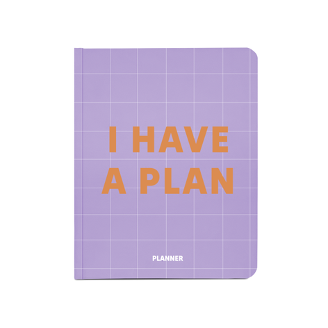 Планер "I have a plan", лавандовый
