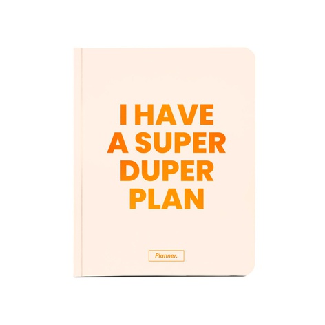 Планер "I have a plan", бежевый