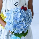 Букет Flowers Ice Cream "Голубое с вишней"