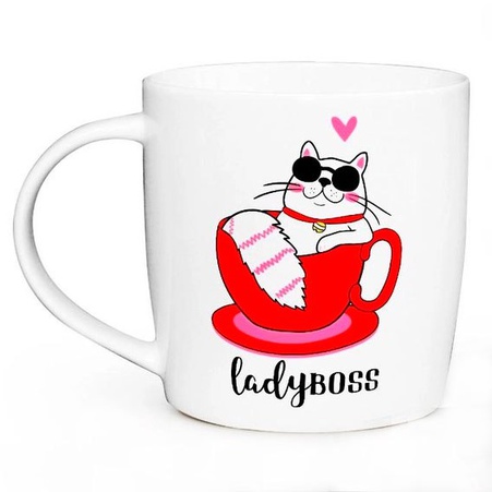 Керамическая чашка Kvarta  "Lady Boss"
