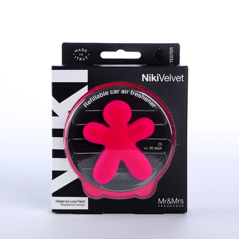 Ароматизатор в машину человечек Mr&Mrs NIKI VELVET Cosmopolitan - Fuxia