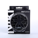 Ароматизатор в машину человечек Mr&Mrs NIKI FASHION Bergamot & Iris - Laminated Silver/Black