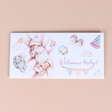Конверт для денег "Welcome baby"