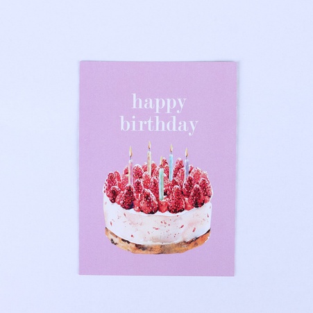Мини открытка Happy birthday