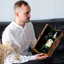 Мужской подарочный набор "Виски в чемодане"