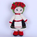 Вязаная игрушка "Украиночка"