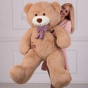 Мягкая игрушка Медведь латте, 150 см