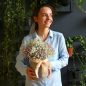 Гипсофила в шляпной коробке