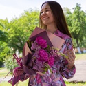 Букет с пионами "Летнее цветение"