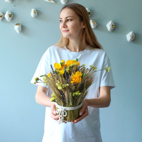 Цветочный сноп "Природное обаяние"