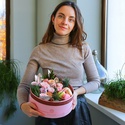 Подарочный набор с макарунами "Зимнее утро"