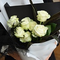 Букет з троянд Black-white Tie