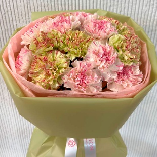 Букет из гвоздик "Сердце красавицы"