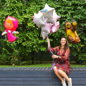 Оберемок повітряних куль "Маша і ведмідь"