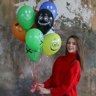 Оберемок повітряних куль "Смайлики"