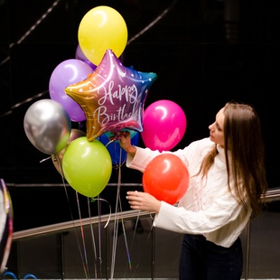 Оберемок повітряних куль "Райдужна"