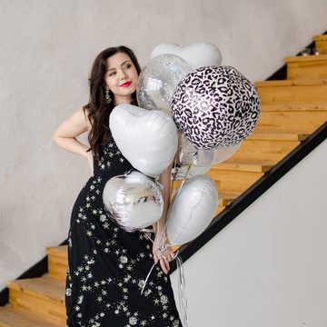 Оберемок повітряних куль "Леопардовий принт"