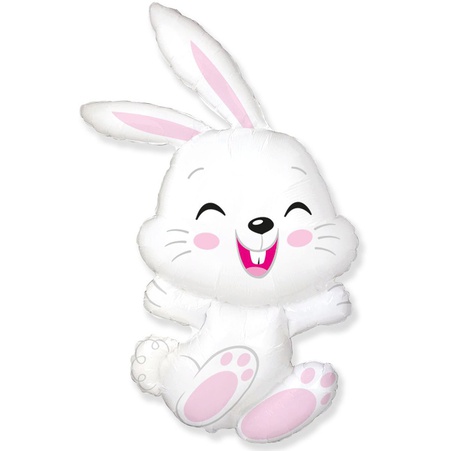 Фольгированный шарик "Счастливый кролик"