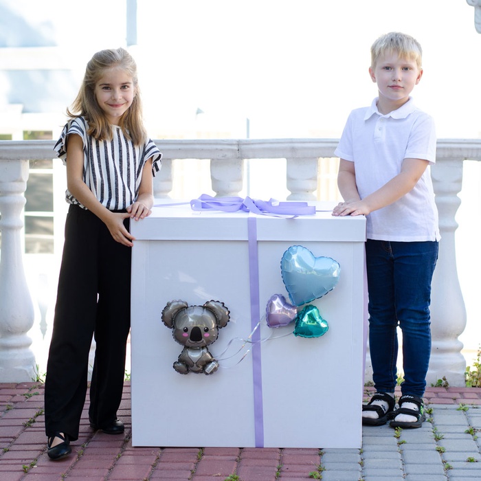 Коробка сюрприз із кульками "Дитячі емоції"