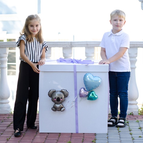 Коробка сюрприз із кульками "Дитячі емоції"
