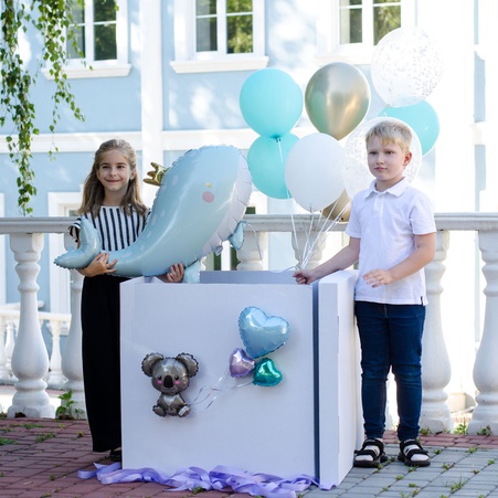 Коробка сюрприз с шариками "Детские эмоции"