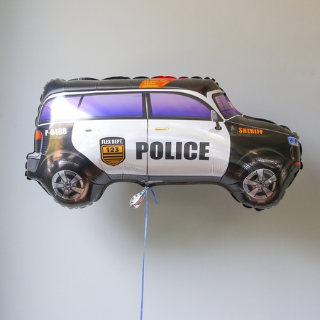 Фольгированный шар "Полицейская машина"