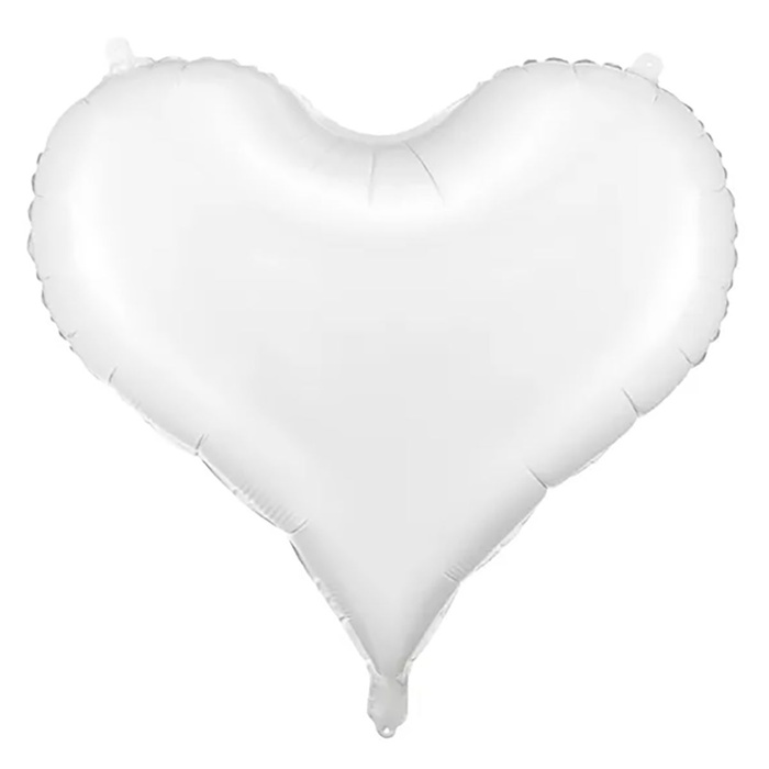 Фольгована повітряна куля серце в асортименті