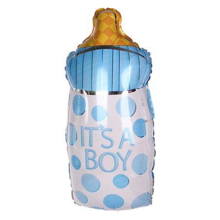 Фольгированный воздушный шар "Бутылочка для мальчика"