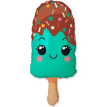 Фольгована повітряна куля "Морозиво"