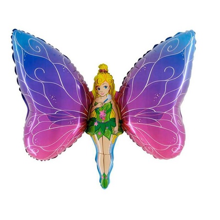 Фольгована повітряна куля Фея метелик
