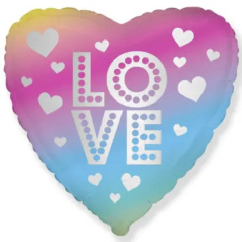 Фольгированный воздушный шар "LOVE"
