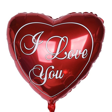 Фольгована повітряна куля "Я кохаю тебе"