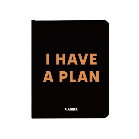 Планер "I have a plan", чорний