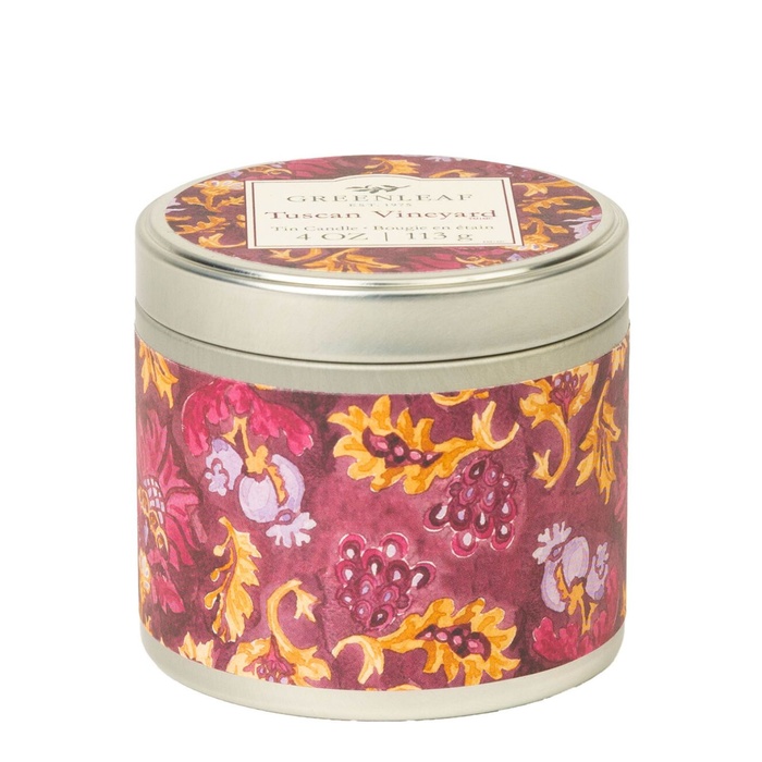 Свічка в табакерці "Виноград Тоскани" - Greenleaf, S