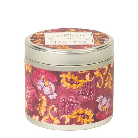 Свічка в табакерці "Виноград Тоскани" - Greenleaf, S