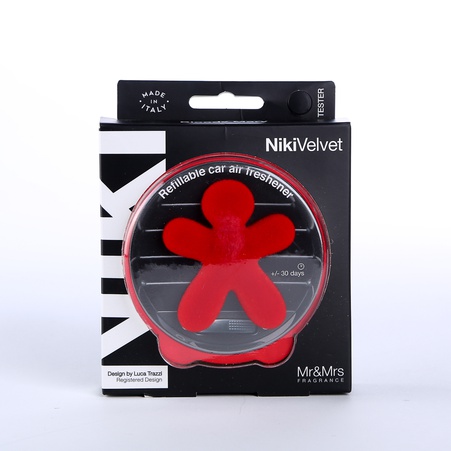 Ароматизатор в машину человечек Mr&Mrs NIKI VELVET Bloody Mary - Red