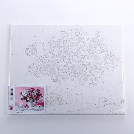 Картина по номерам Натюрморт в розовых тонах