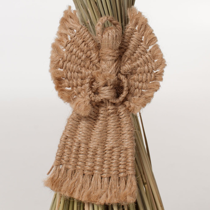 Букет із пшениці з янголом-пташкою