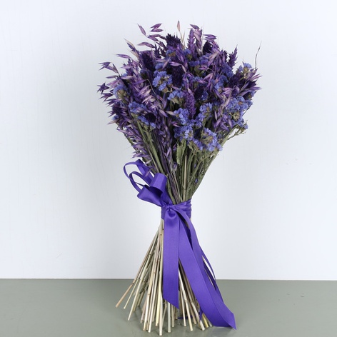 Букет из сухоцветов "Фиолетовая гармония"