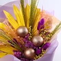 Букет из сухоцветов "Цветное счастье"