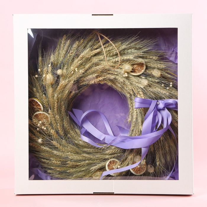 Интерьерный венок "Пшеничное спокойствие"