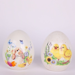 Пасхальное керамическое яйцо S