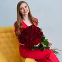 35 червоних троянд Гран Прі 70 см