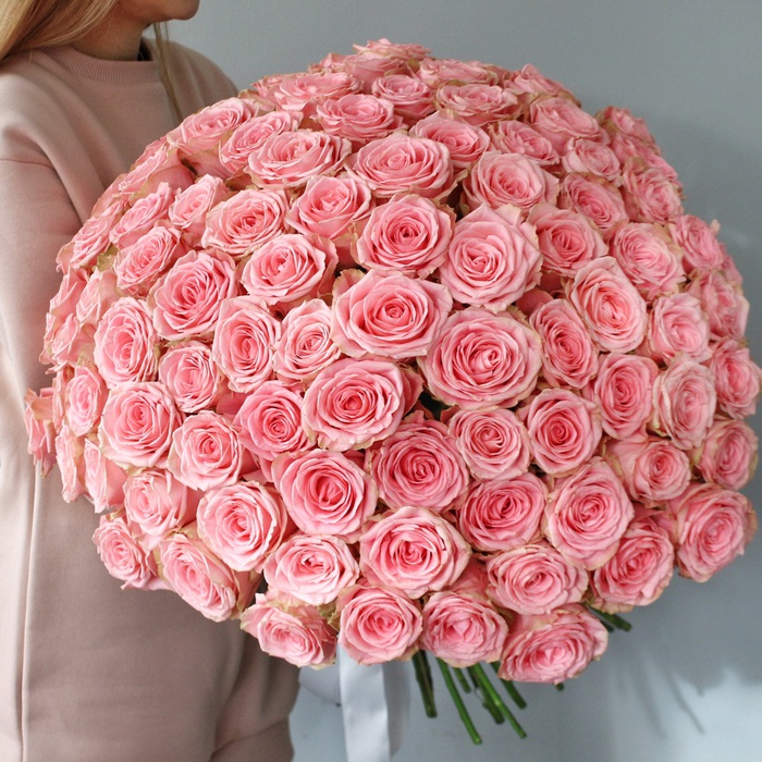 Букет 101 троянда Софі Лорен
